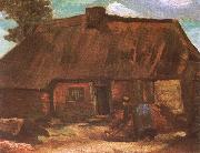 Vincent Van Gogh, Cottage with Peasant Woman Digging (nn04)